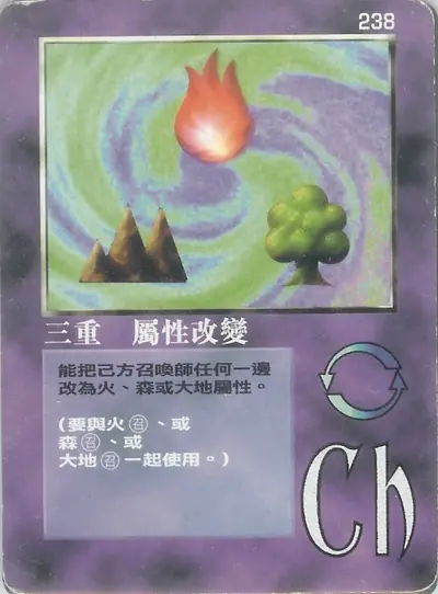 三重 屬性改變
