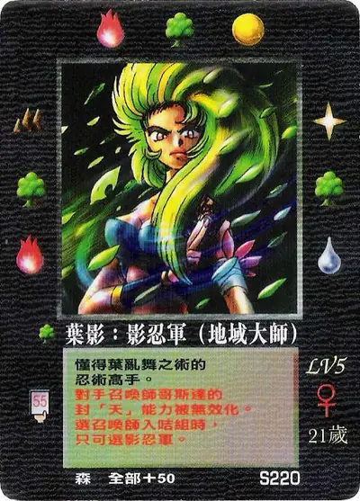 葉影